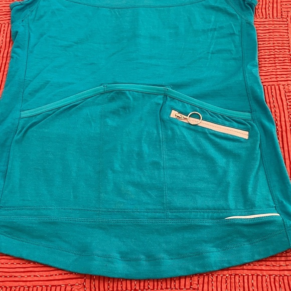 Icebreaker GT women’s medium Turquoise Sleeveless Performance run Top - Picture 6 of 16